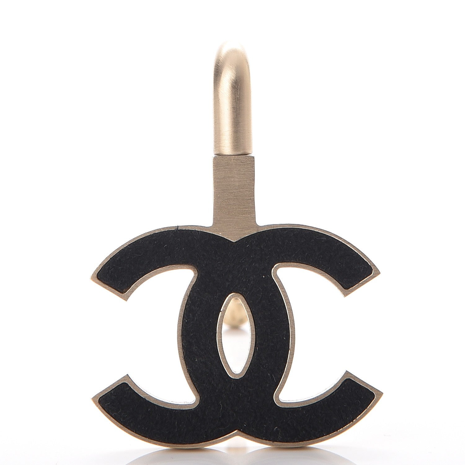 Chanel Baguette Crystal CC Purse Hook Gold 4 of 5
