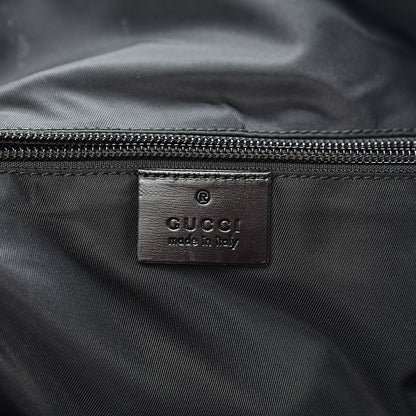 Gucci Coated Canvas Interlocking G Travel Backpack Black 6 of 15