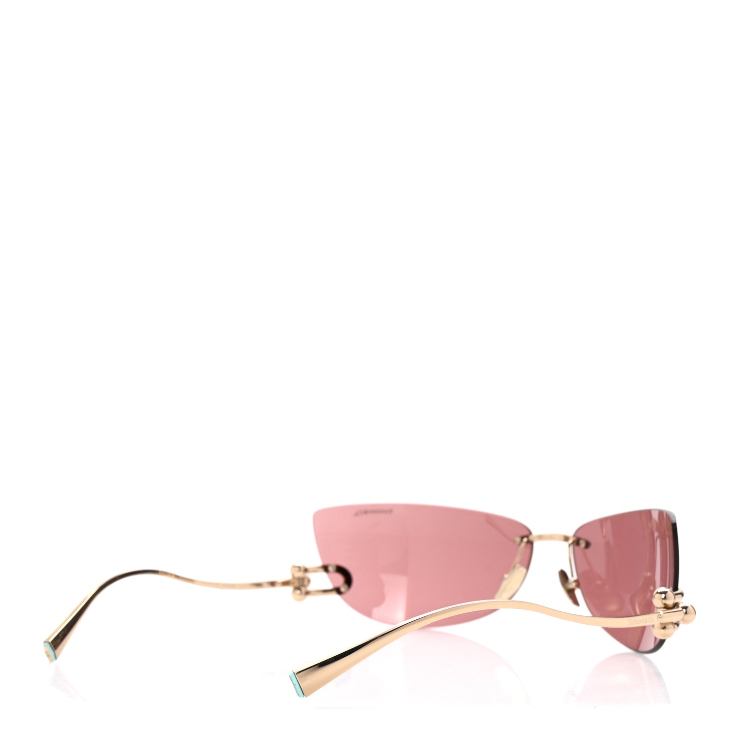 Tiffany Metal TF3112K HardWear Sunglasses Gold 4 of 7