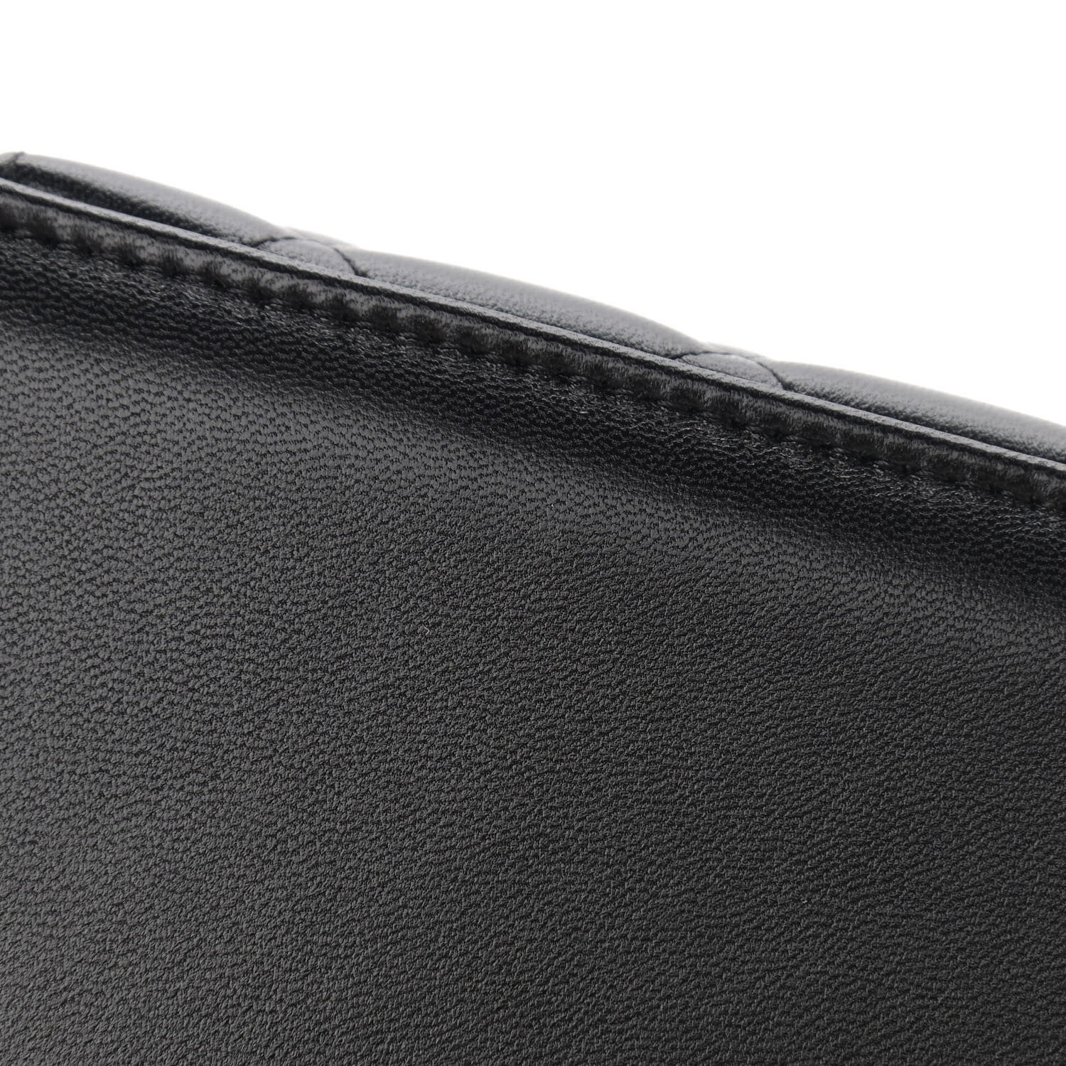 Chanel Lambskin Quilted Small Top Handle Vanity Case With Chain Black 12 of 14