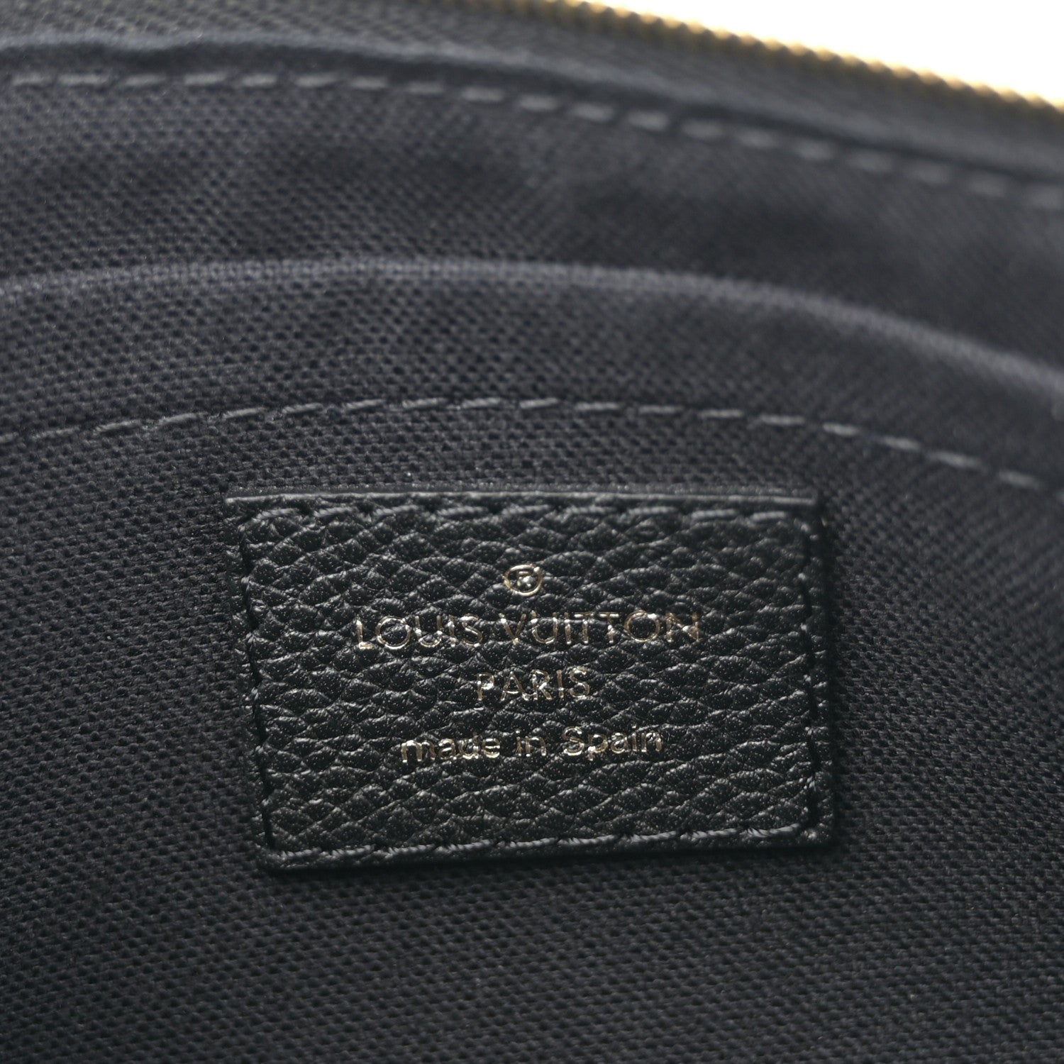 Louis Vuitton Monogram Pallas Clutch Black 6 of 10