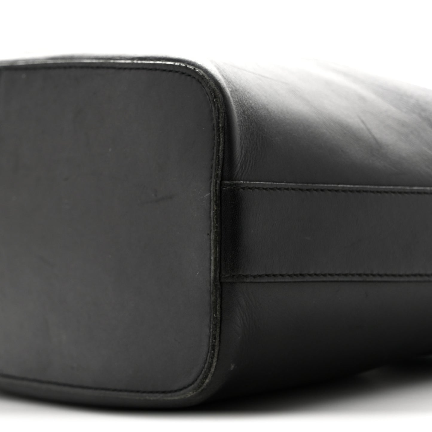 Calfskin GG Small Clasp Hobo Black