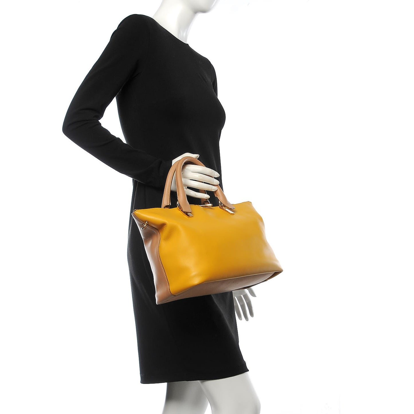 Smooth Calfskin Small Baylee Tote Sunray