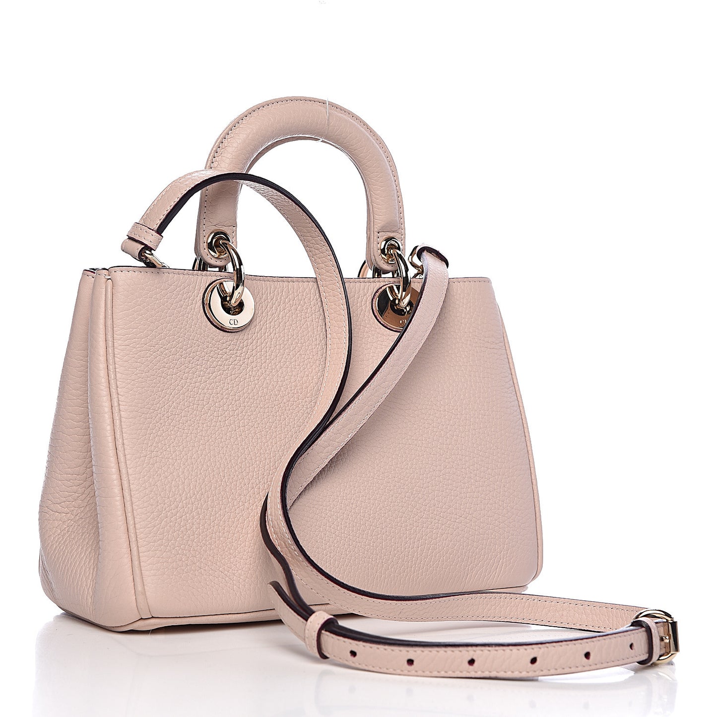 Calfskin Mini Diorissimo Tote Pink