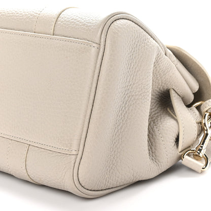 Mulberry Heavy Grain Small Bayswater Satchel Chalk 9 of 9