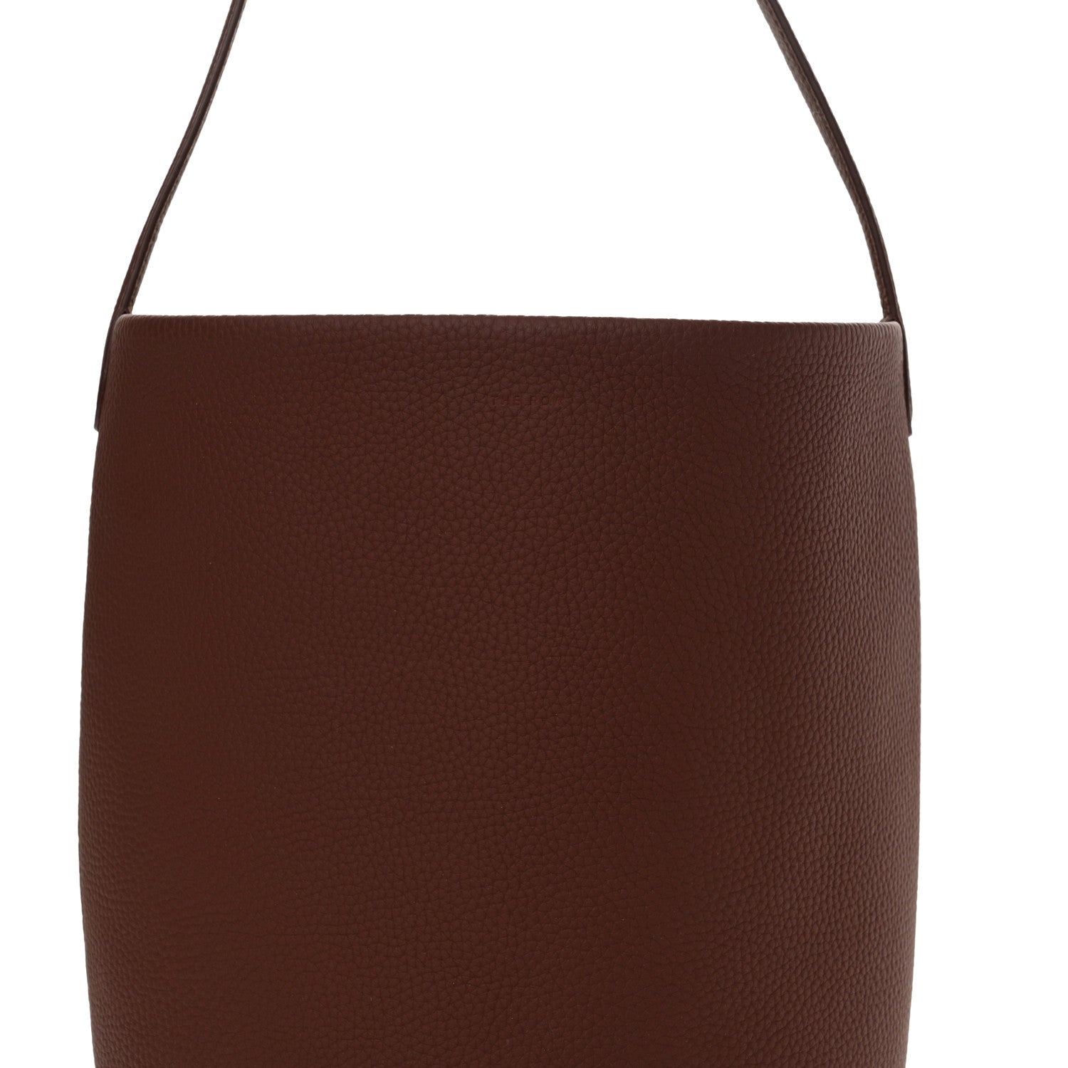 The Row Grained Calfskin Medium N/S Park Tote Cognac 8 of 11