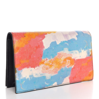 Saint Laurent Calfskin Baby Small Clutch Rosa Multicolor 3 of 8