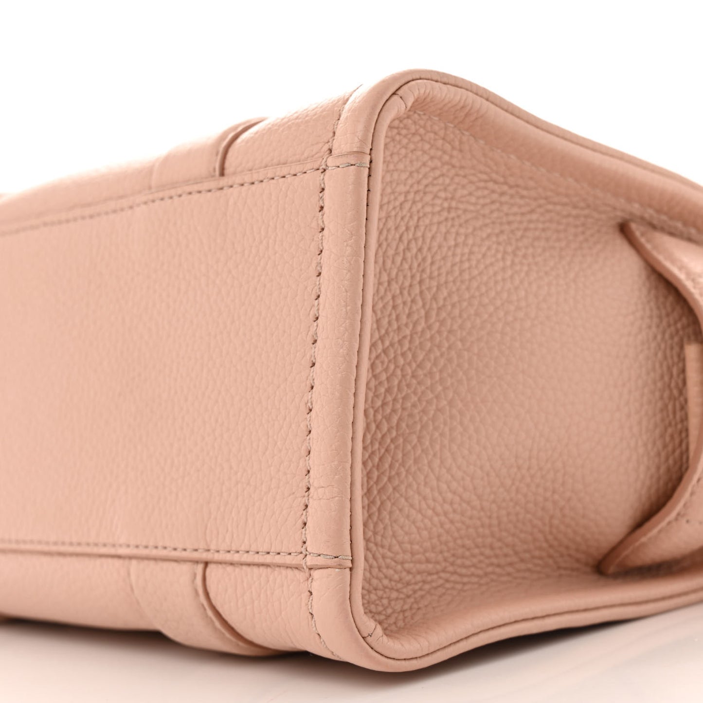 Grained Calfskin Small The Tote Bag Rose Dust