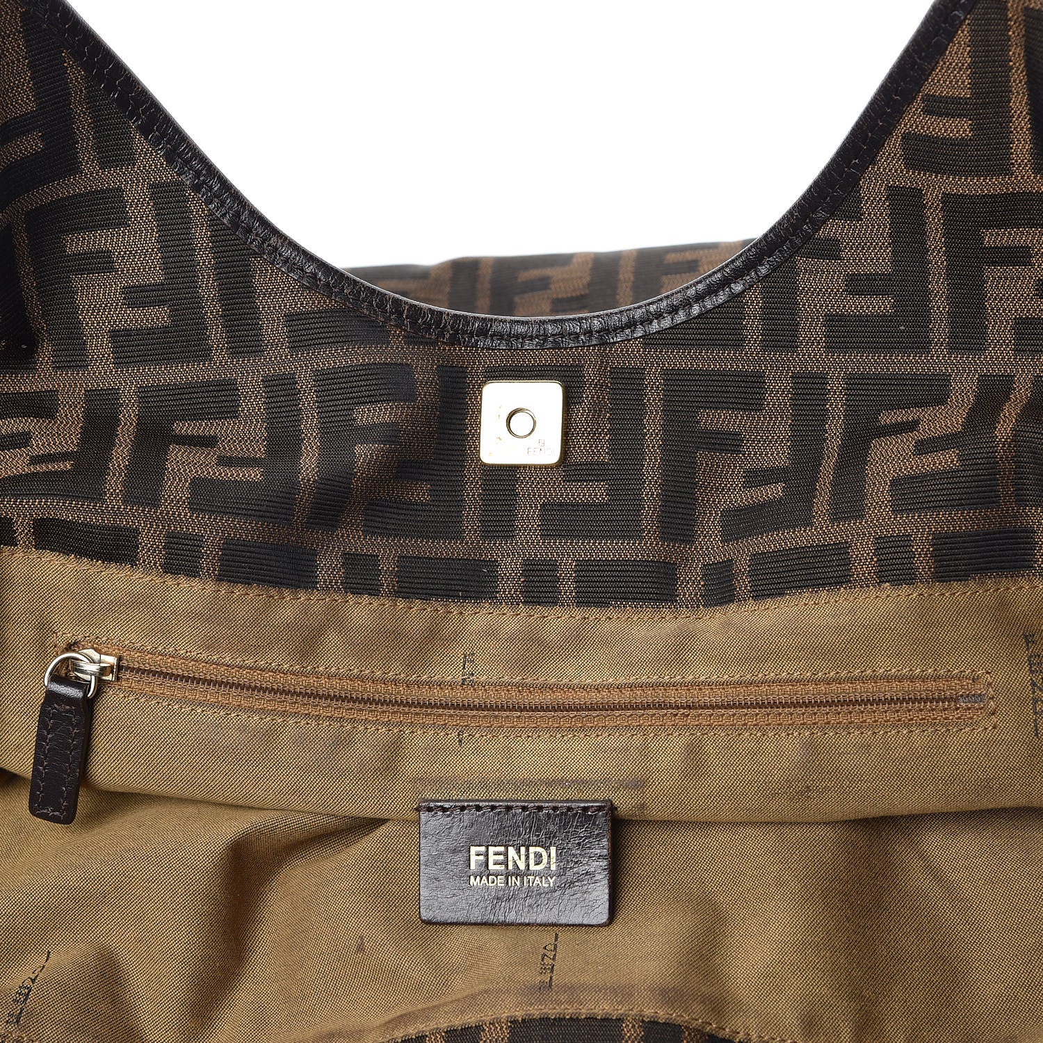 Fendi Zucca Large Chef Tote Tobacco 8 of 14