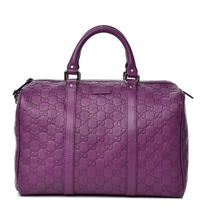Gucci Guccissima Medium Joy Boston Purple 1 of 15