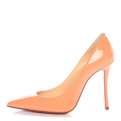 Christian Louboutin Patent Decoltish 100 Pumps 36.5 Sunset 1 of 9