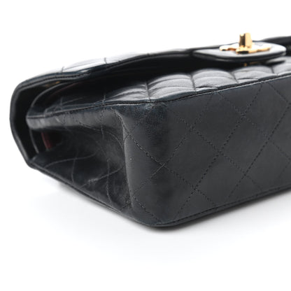 Chanel Lambskin Quilted Small Double Flap Navy 6 of 10