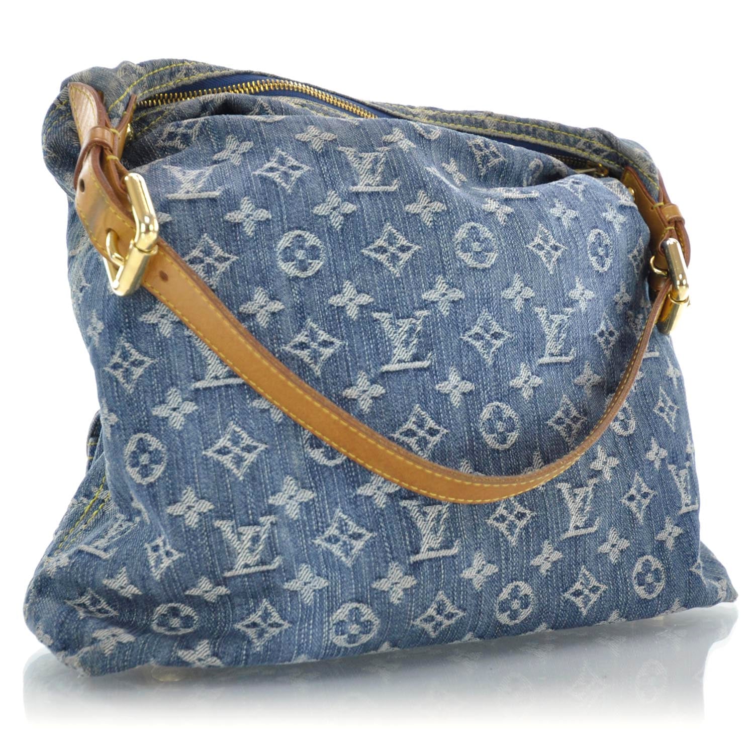 Louis Vuitton Denim Baggy GM Blue 3 of 10