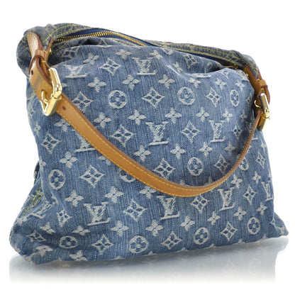 Louis Vuitton Denim Baggy GM Blue 3 of 10