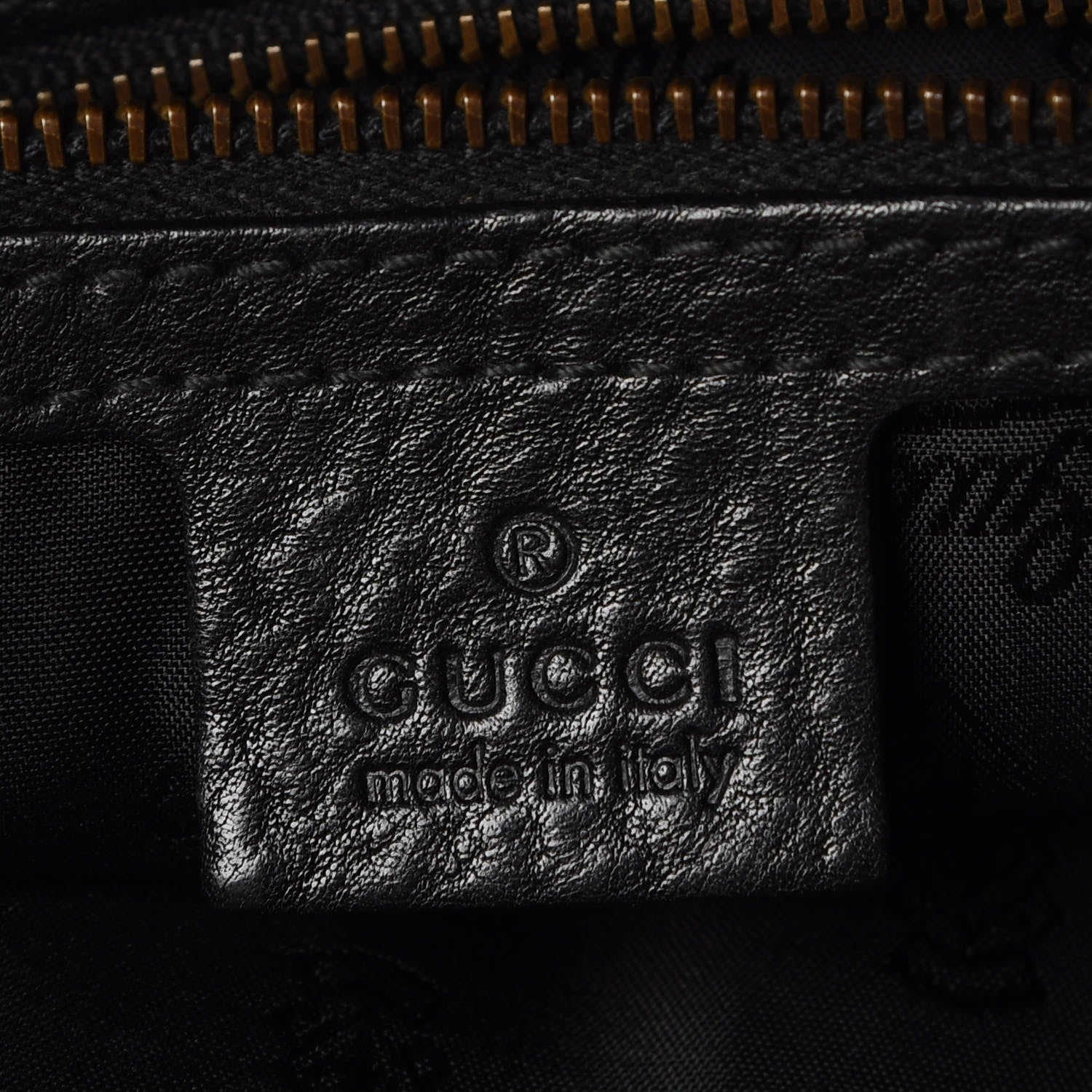 Gucci Calfskin Medium Babouska Boston Tote Black 6 of 7