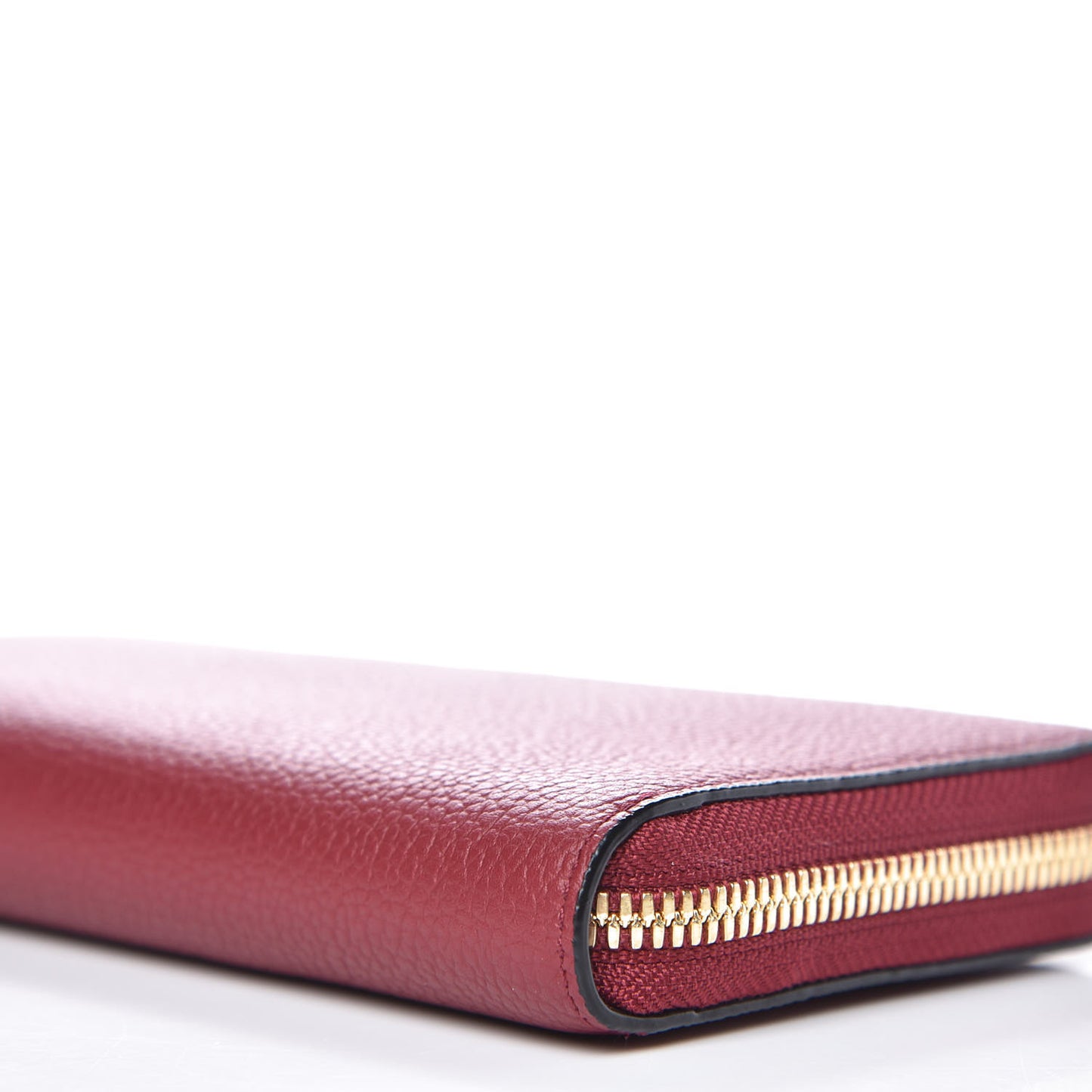 Calfskin Fontanellas Park Avenue Milla Zip Around Wallet Burgundy