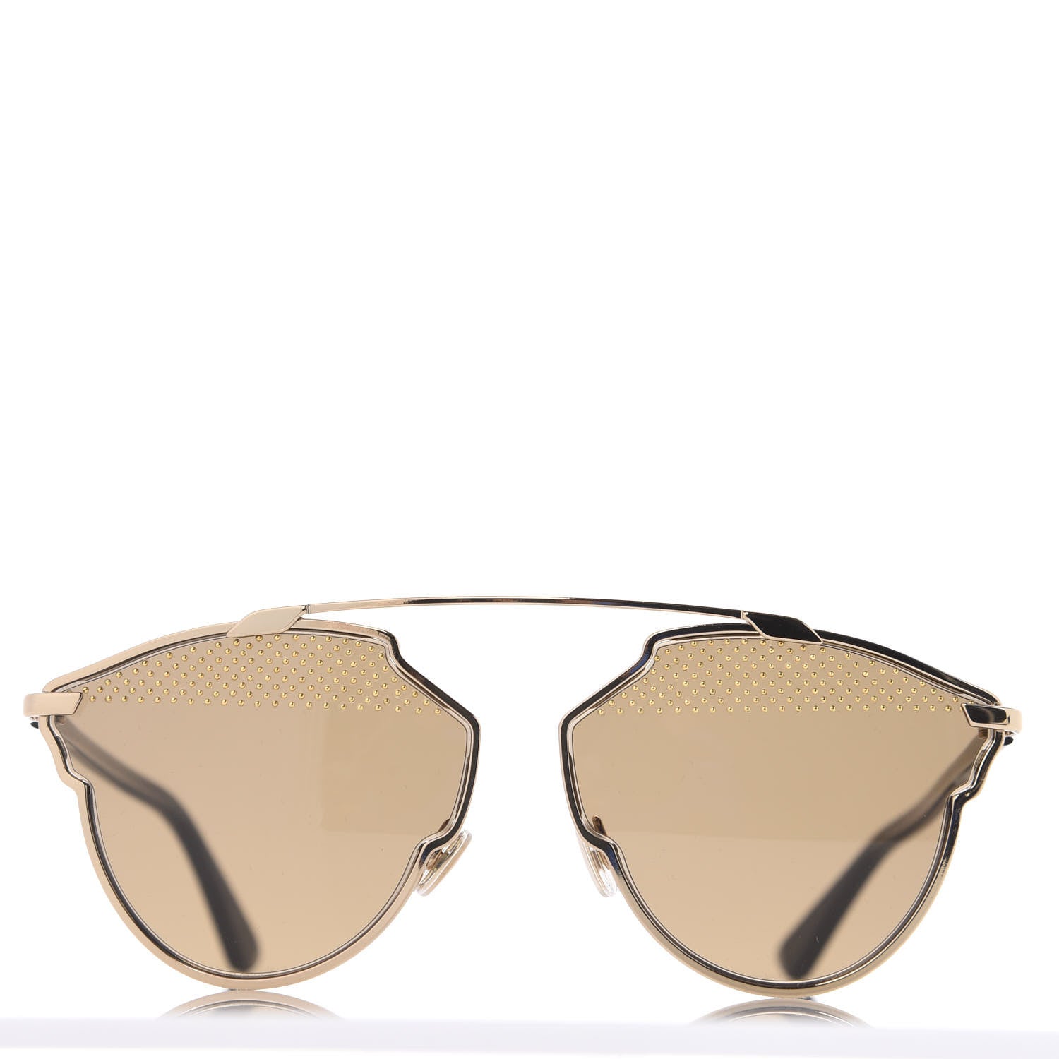 Christian Dior Studded So Real Sunglasses Gold 3 of 8