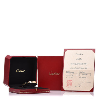 Cartier 18K Yellow Gold LOVE Bracelet 16 6 of 6