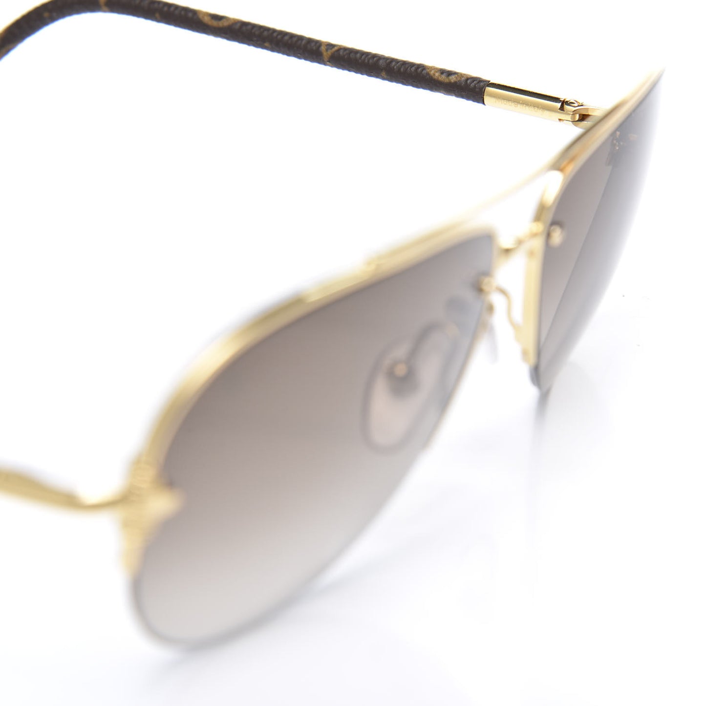 Monogram Petite Viola Pilote Aviator Sunglasses Z0571U Brown