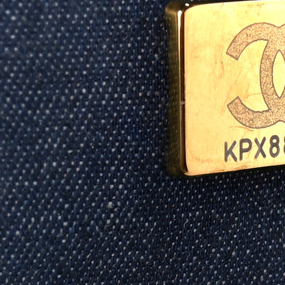 Chanel Denim Quilted Medium Funky Town Flap Black 8 of 12