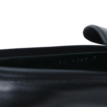 Louis Vuitton Calfskin Flowers Upper Case Flat Loafer 36 Black Multicolor 9 of 9