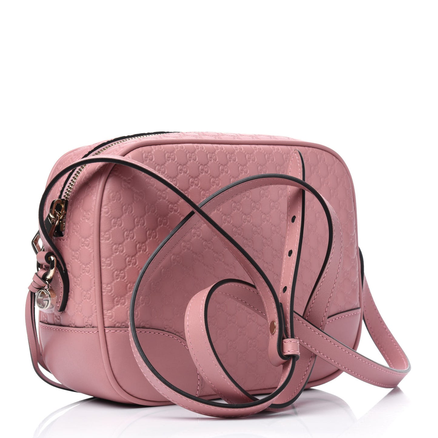 Soft Microguccissima Mini Bree Messenger Bag Soft Pink