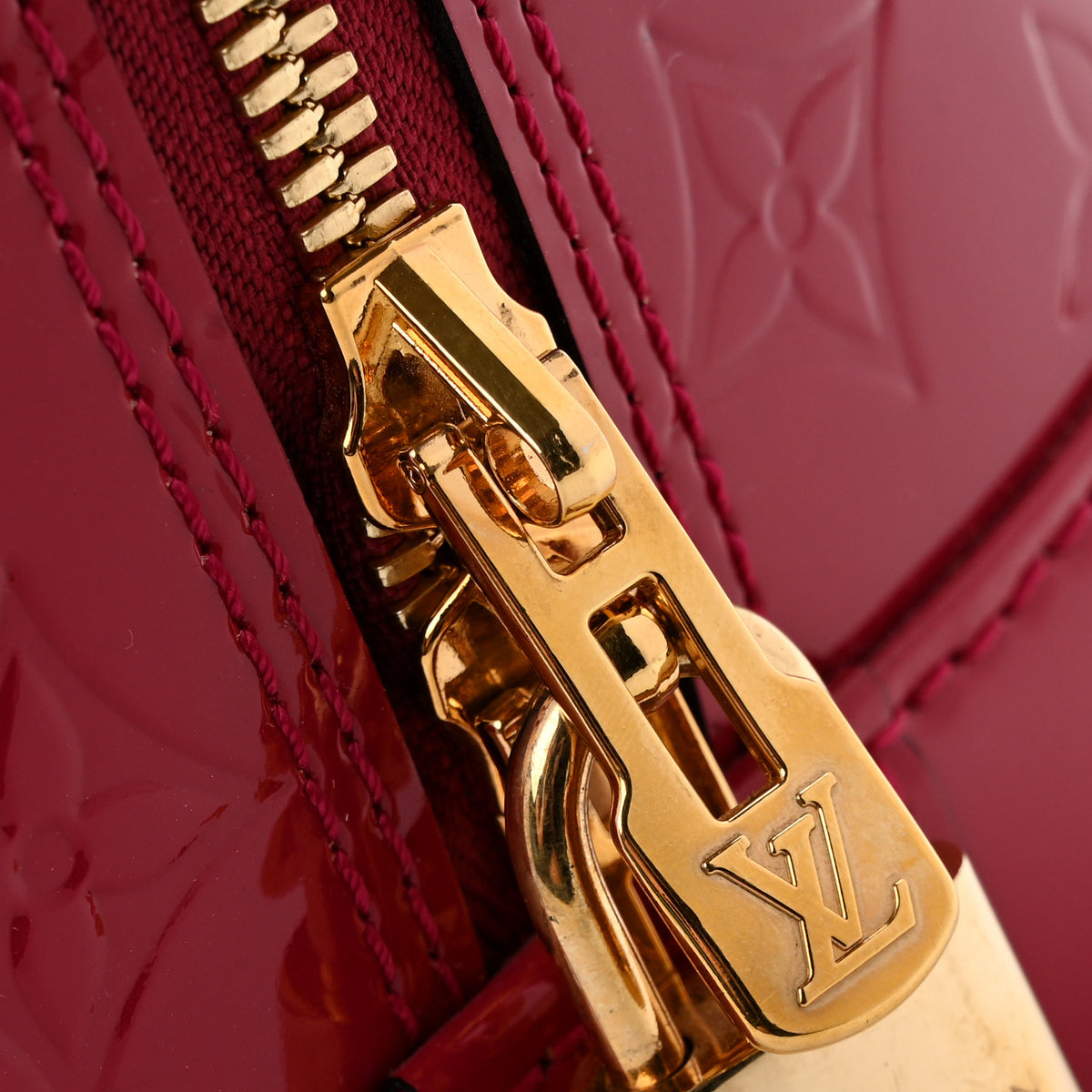 Louis Vuitton Vernis Alma MM Rose Indien 12 of 14