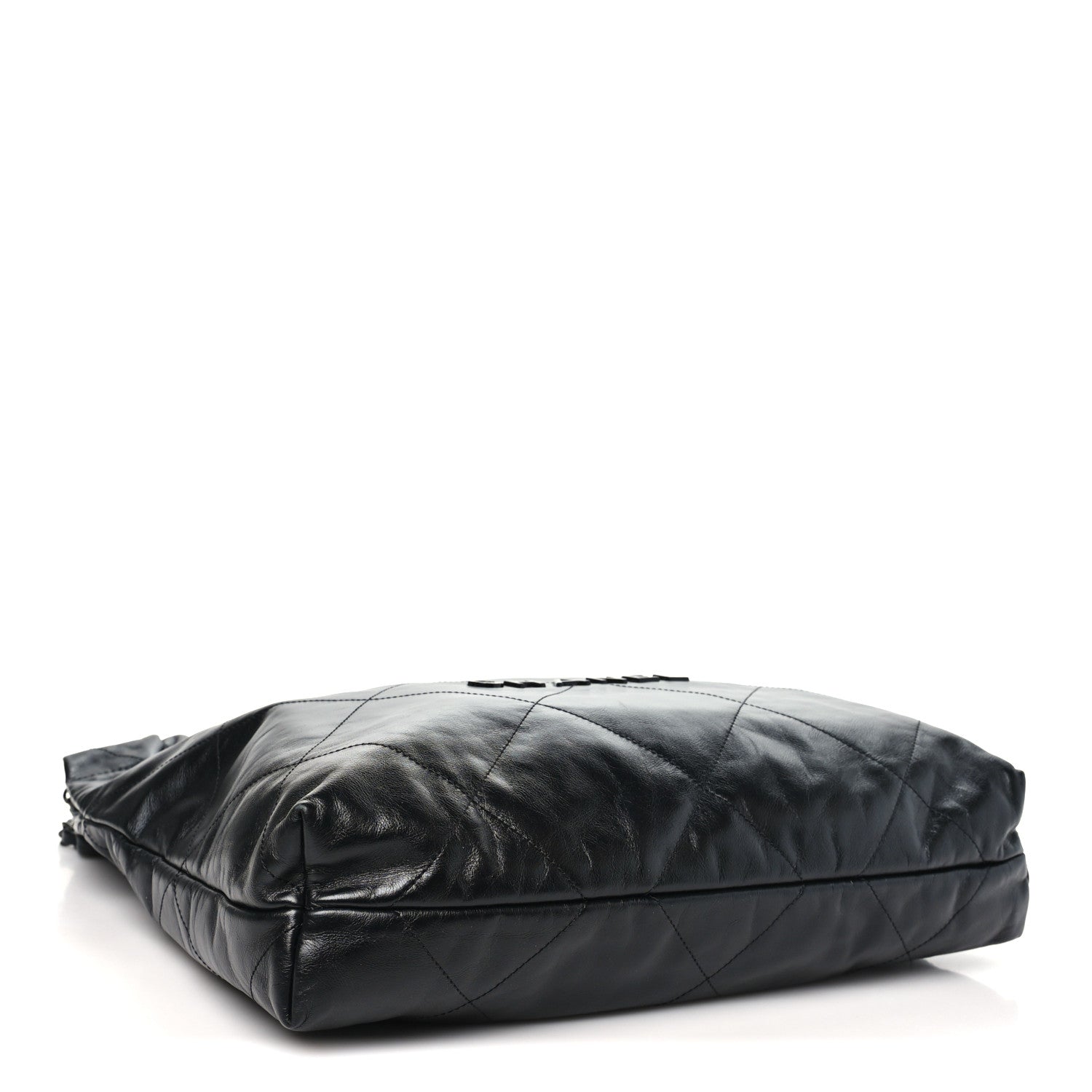 Chanel Shiny Calfskin Quilted Large Chanel 22 So Black 5 of 11