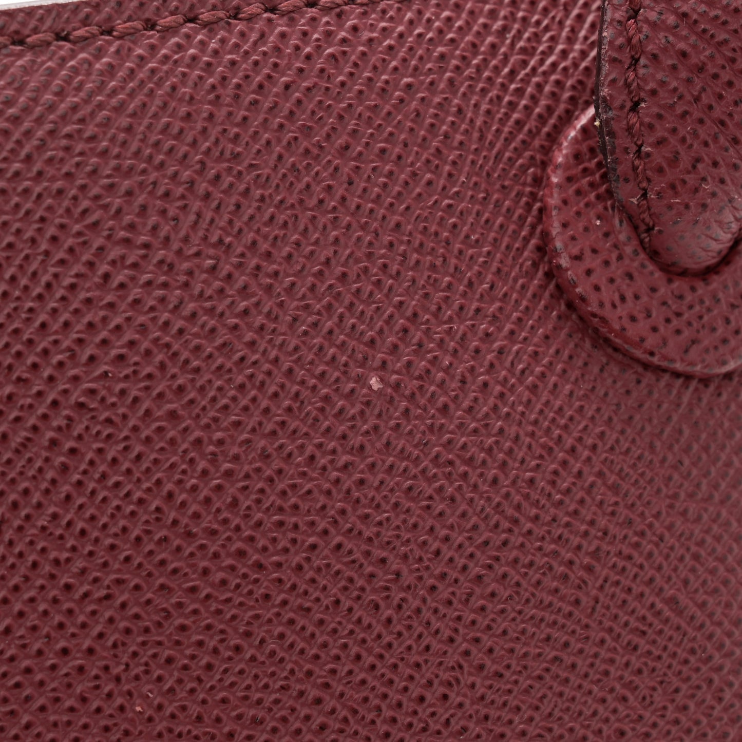 Caviar Shoulder Bag Burgundy