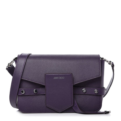 Jimmy Choo Soft Grained Calfskin Lexie Crossbody Amethyst 1 of 10