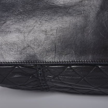 Chanel Lambskin Quilted East West Sharpei Tote Black 13 of 14