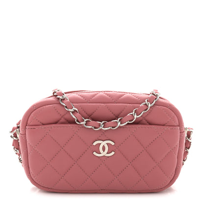 Chanel Lambskin Quilted Small Timeless Camera Case Pink 1 of 10