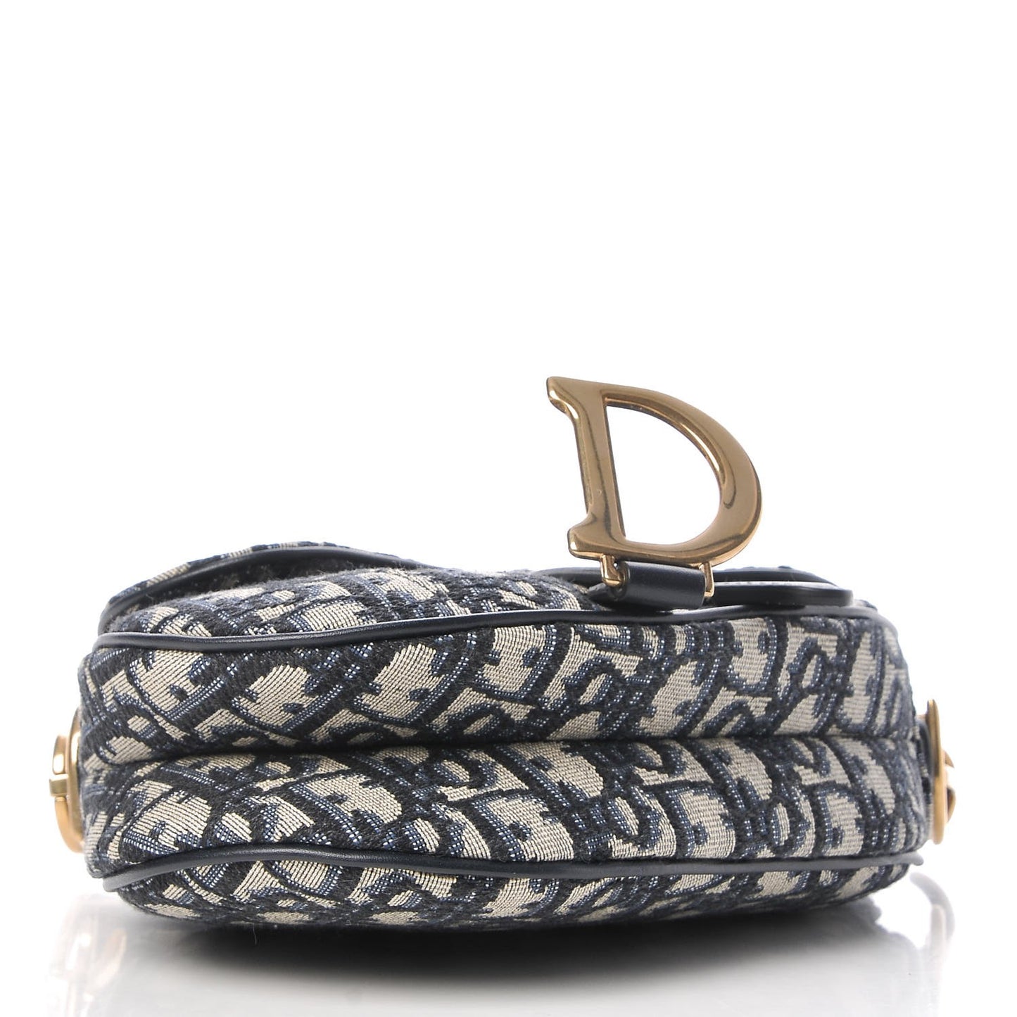 Oblique Mini Saddle Bag Blue