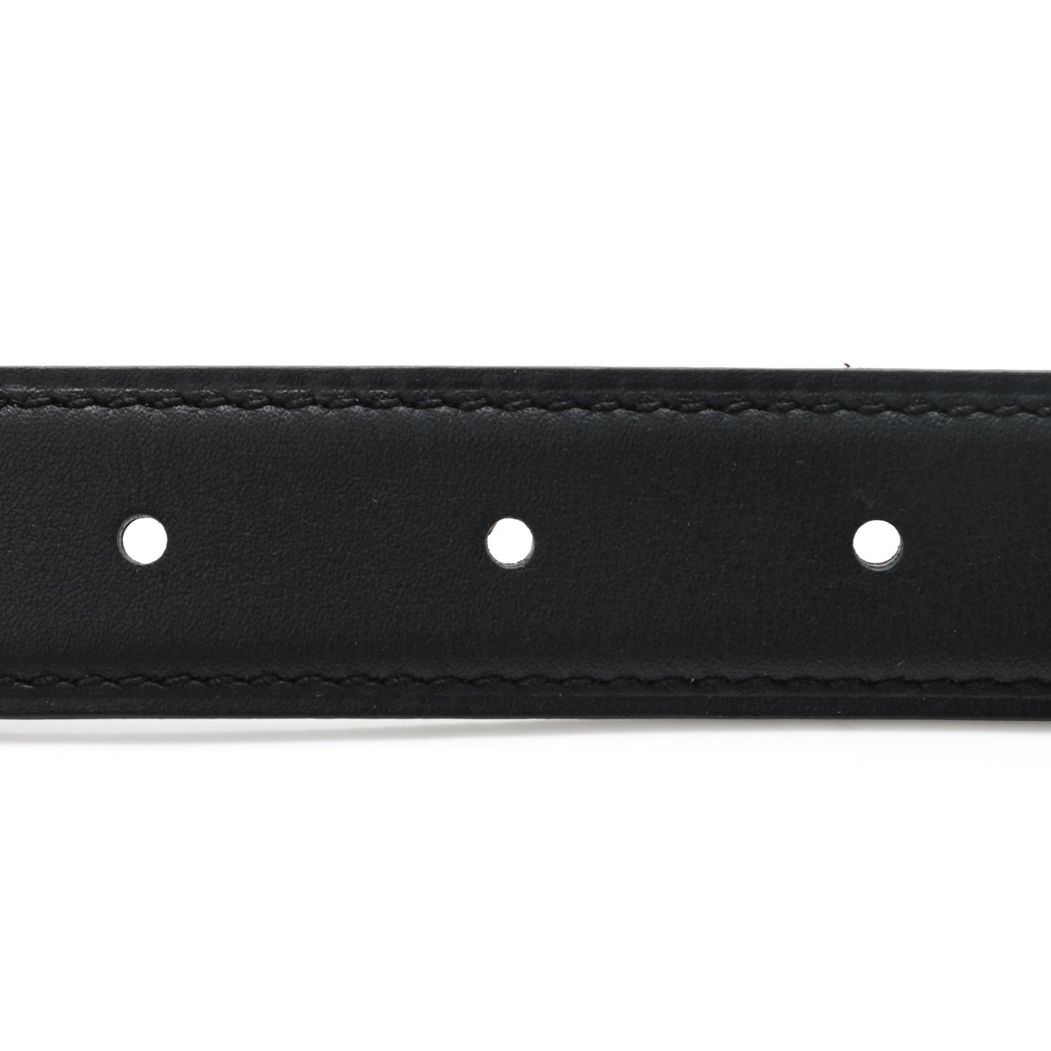 Hermes Swift Epsom 24mm Mini Constance H Belt 80 Black Etoupe 4 of 6