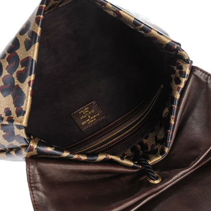 Louis Vuitton Leopard Nocturne African Queen Clutch Dore Gold 5 of 12