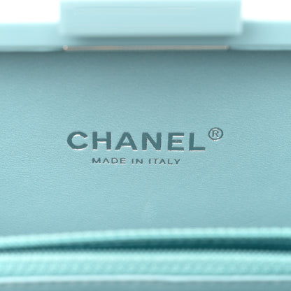 Chanel Plexiglass Boy Brick Lego Clutch Light Blue 7 of 12