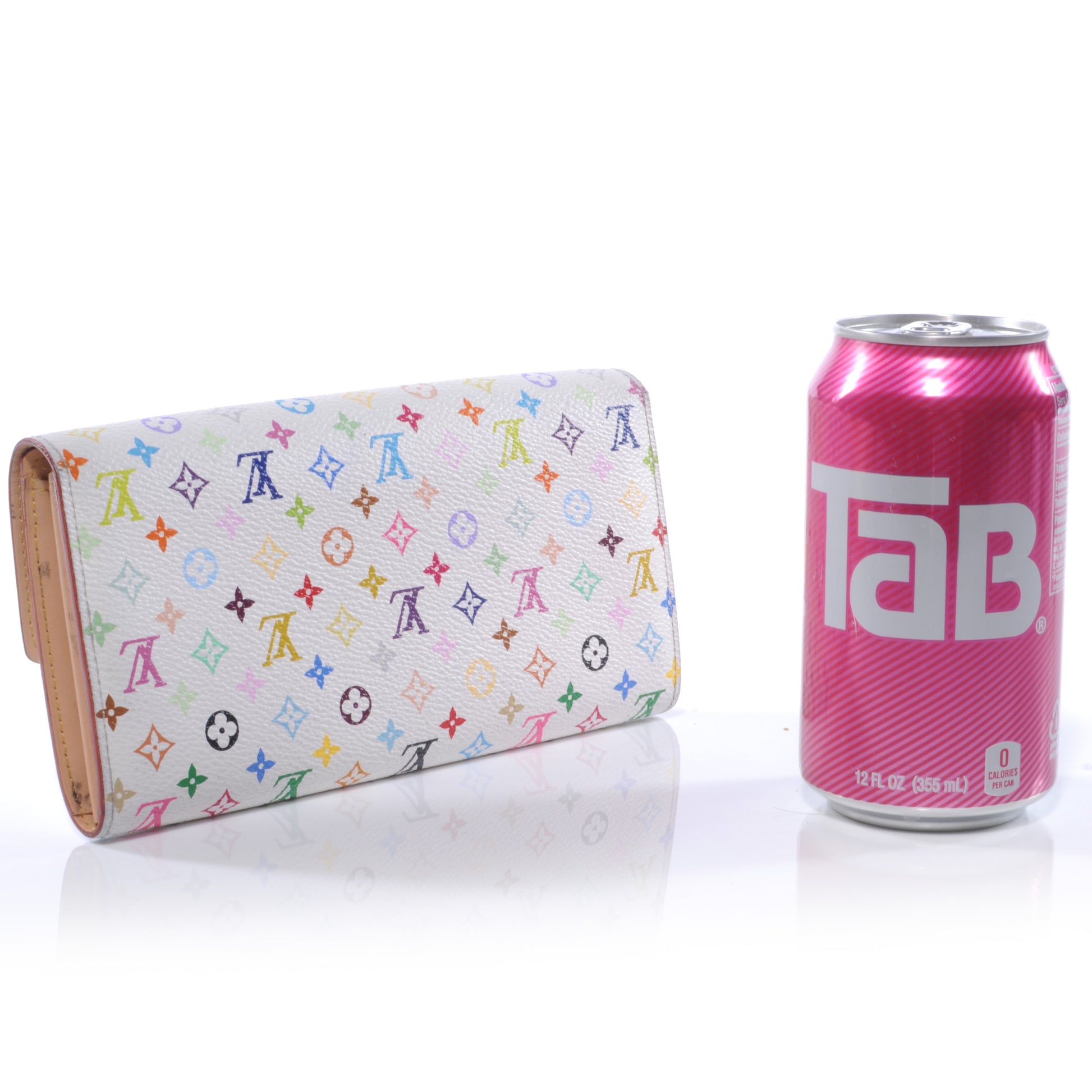 Louis Vuitton Monogram Multicolor Sarah Wallet White 2 of 8