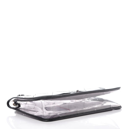 Chanel Vinyl Quilted Degrade Jumbo Single Flap Black 5 of 15