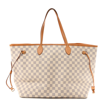 Louis Vuitton Damier Azur Neo Neverfull GM Rose Ballerine 1 of 9