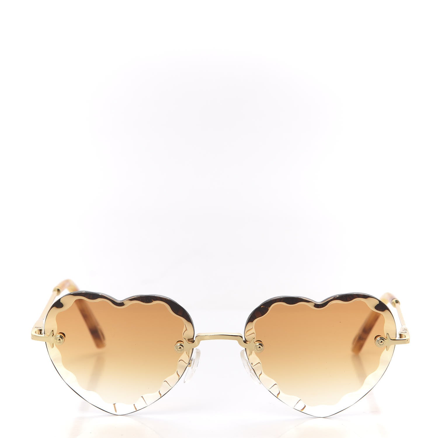 Chloe Heart Sunglasses CE150S Gold 2 of 7