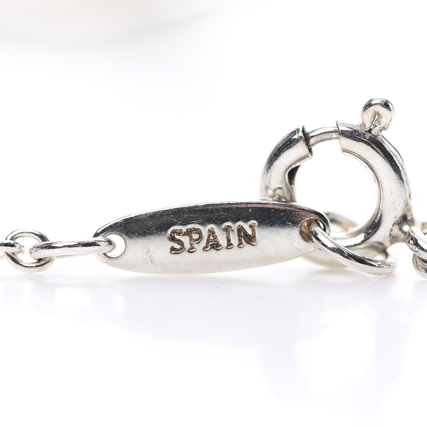 Sterling Silver Elsa Peretti Letter B Pendant Necklace