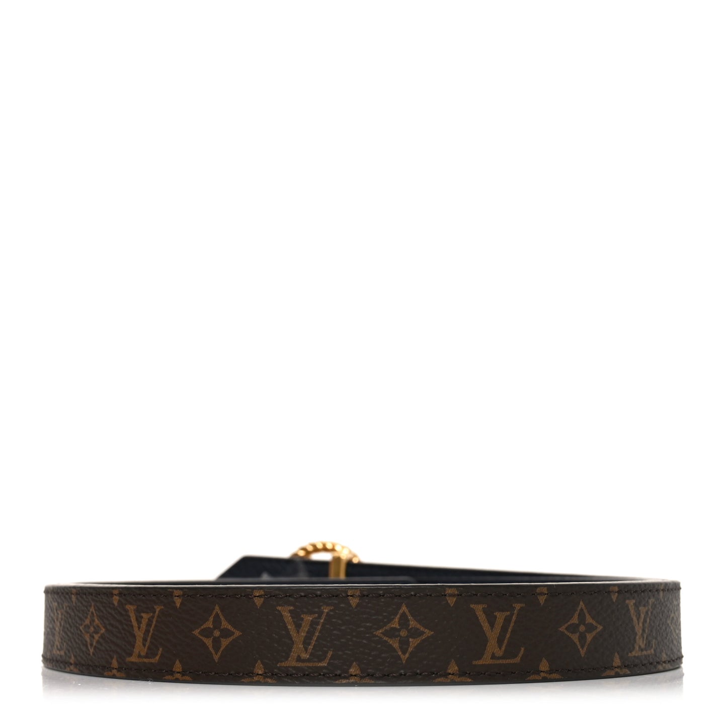 Monogram LV Circle Nautical 20mm Reversible Belt 90 36 Black