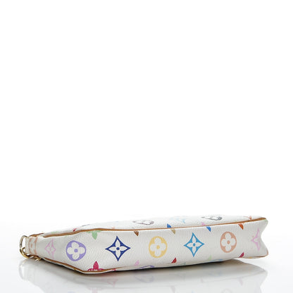Louis Vuitton Monogram Multicolor Pochette Accessories White 4 of 8