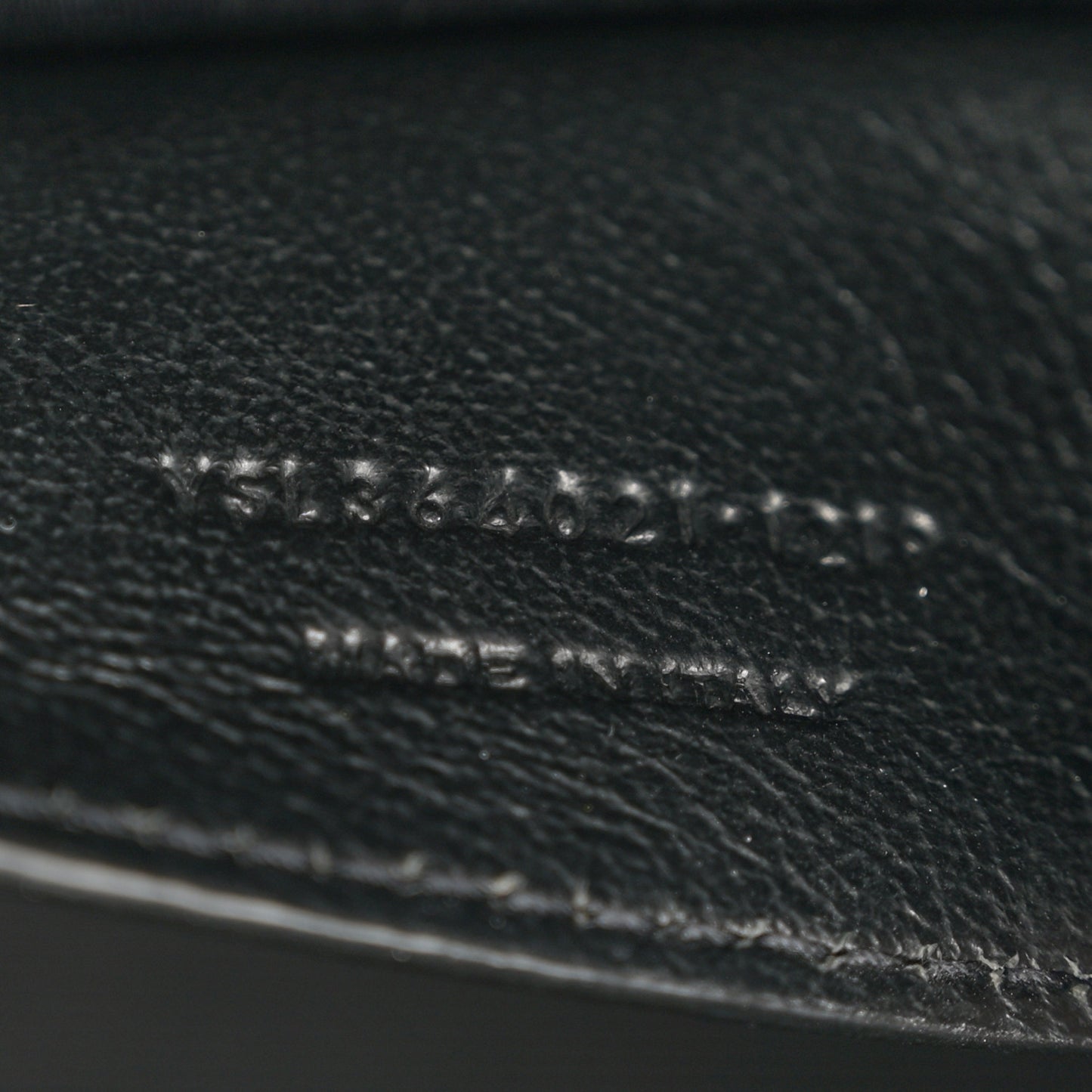Grain De Poudre Medium Classic Monogram Kate Satchel Black