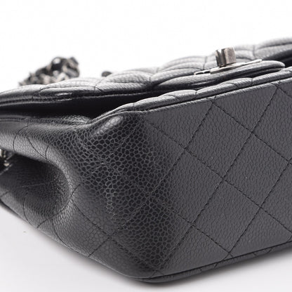 Chanel Caviar Quilted Mini Square Flap Black 9 of 10