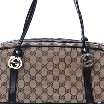 Gucci Monogram GG Twins Boston Dark Brown 8 of 10