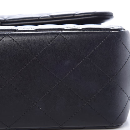 Chanel Lambskin Quilted Jumbo Double Flap Black 8 of 10