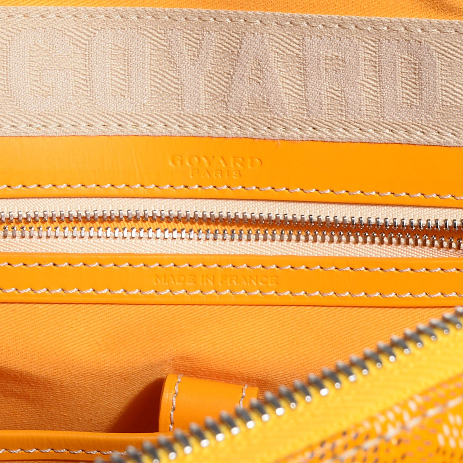 Goyard Goyardine Sac Vendome PM Yellow 6 of 10