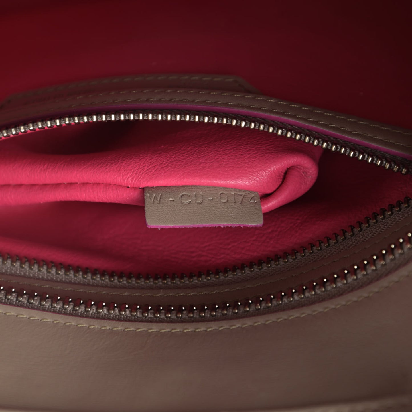 Palmelato Calfskin Micro Luggage Beige