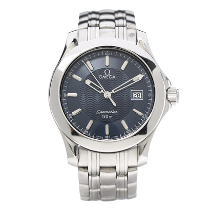 Omega Stainless Steel 36mm Seamaster 120M Quartz Watch Blue 2511.81 1 of 7